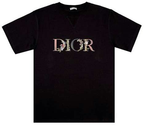 christian dior flower t shirt|vintage Christian Dior shirt.